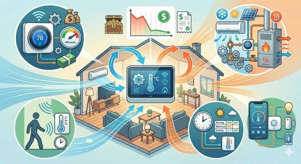 Economia de Energia com Casa Inteligente: Dicas Essenciais 1 Controle Otimizado de Climatizacao